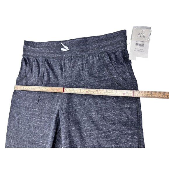 Danskin Now GIRLS XL Jogger Pants Dark Heather Gray Soft Jersey - Picture 8 of 10